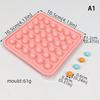 9/16/25/36 Gniazd Okrągłe Kulki Formy do Czekolady z Pokrywką Silikonowe Spożywcze Nieprzywierające Cukierki Ciasto Kostki Lodu Akcesoria do Pieczenia