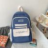 Canvas Student Backpack Multi Pocket School Backpack Durable Nylon School Bag  Travel