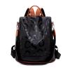 New simple letter messenger bag casual anti-theft pu soft leather travel bag fashionable large-capacity student schoolbag
