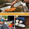 1pc Cooking Spatula Stainless Steel Barbecue Spatula Plate Non-Slip Plastic Handle Extra Long Griddle Spatula Cooking Utensils