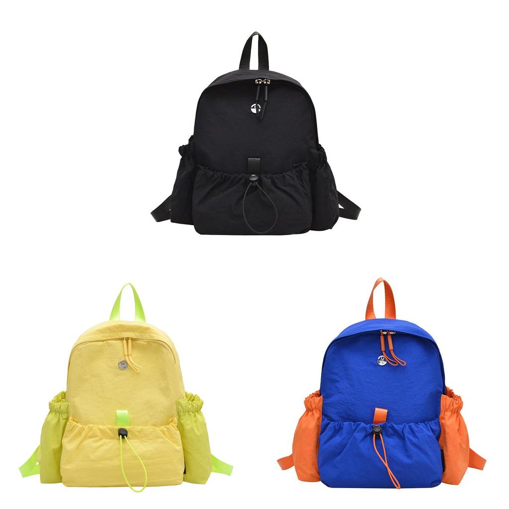 Nylon Casual Backpack With Breathable Design For Daily Use And Student Commuting