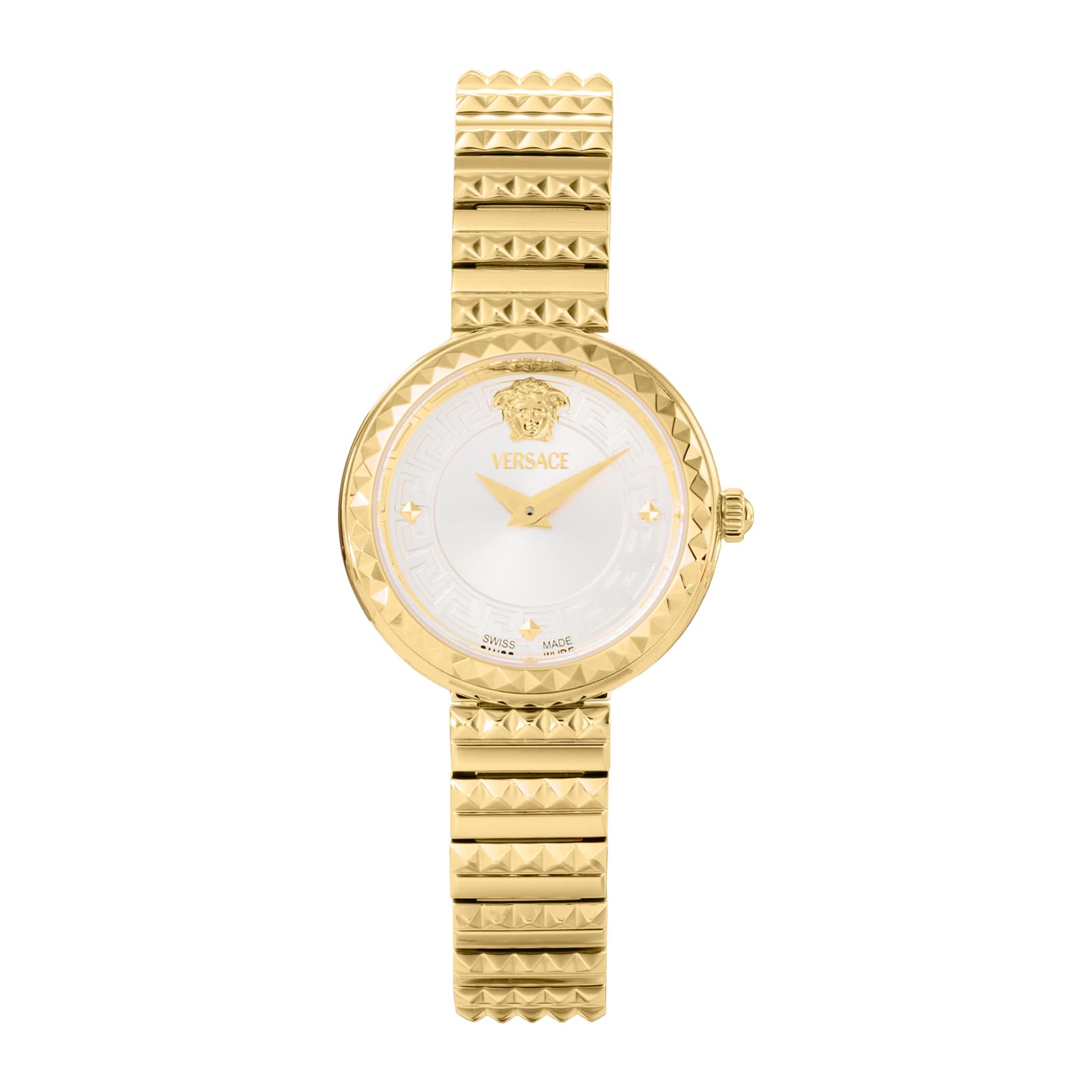 

Greca Go T Death Petite Watch VEDFA0324 Gold [Versace] Women s [Used]