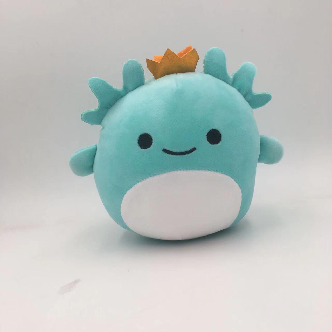 

Прибытие Squishmallows Пасхальный динозавр Кот Краб Плюшевый Crown Salamander Blue