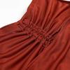 2025 Spring Slim Halter Drawstring Backless Hollowed-Out Women's Dress