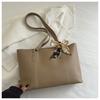 Spring Large Bag For Women, Simple Large-capacity Soft Leather Tote Bag, Casual And Versatile Shoulder Bag