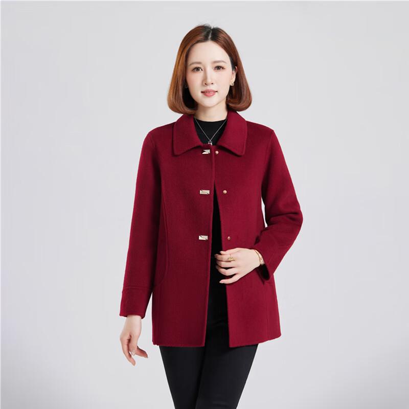 Women's 100% Wool Double-Sided Short Coat