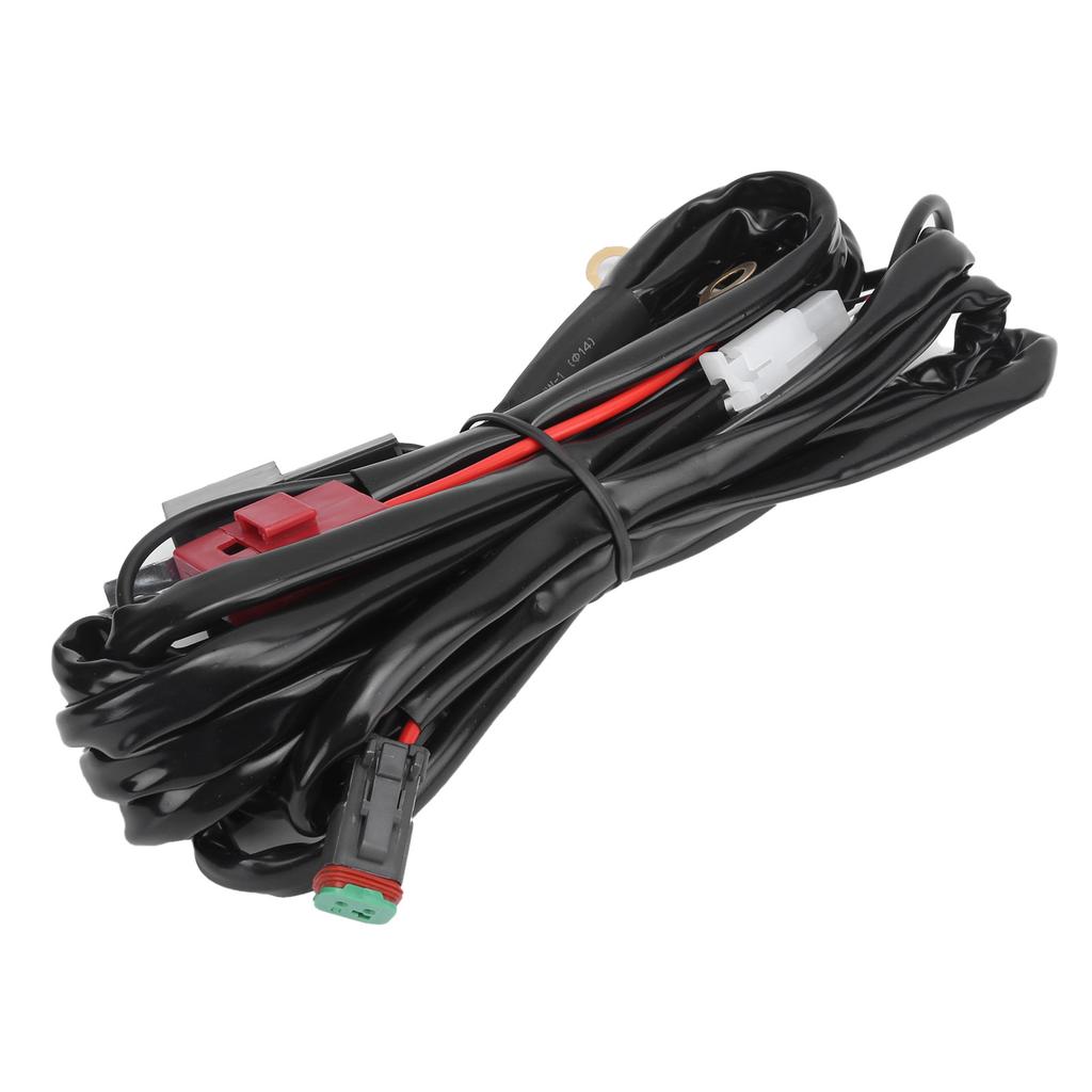 Switch Wiring Harness 40A 12V 3M LED 1V1 with DT Interface Waterproof for Car Spotlight