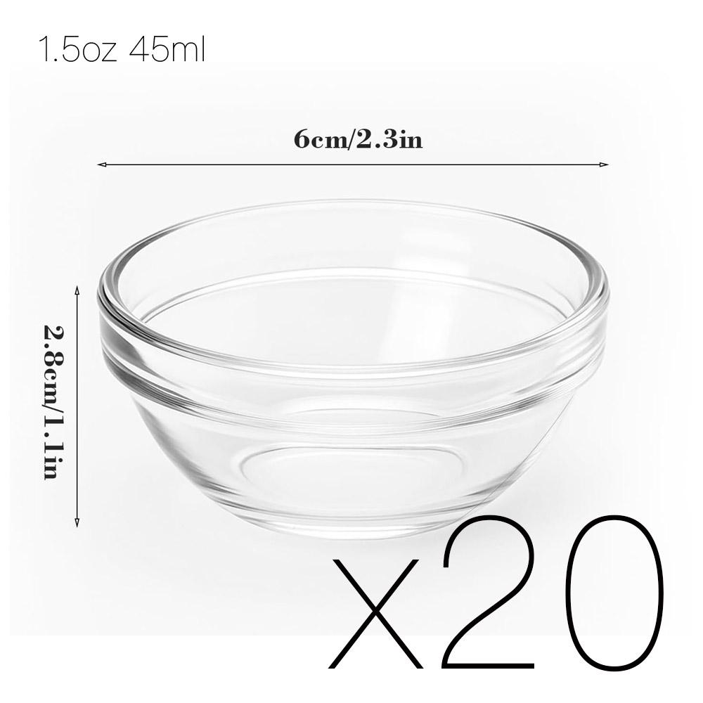 Multi Functional Cake Mold Glass Bowl High Temperature Resistant Pudding Jelly Beauty Salon Essential Oil Facial Mask Bowl