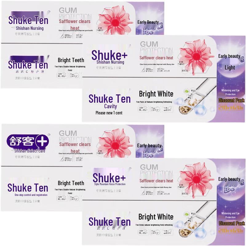 

Shuke Whitening & Gum Care Toothpaste 4-Pack