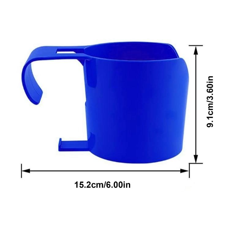 Poolside Cup Holder Basket for Drinks Pool Drink Holder Bath Drink Shelf Hanging Pool Accessory for Swimming Pools Party