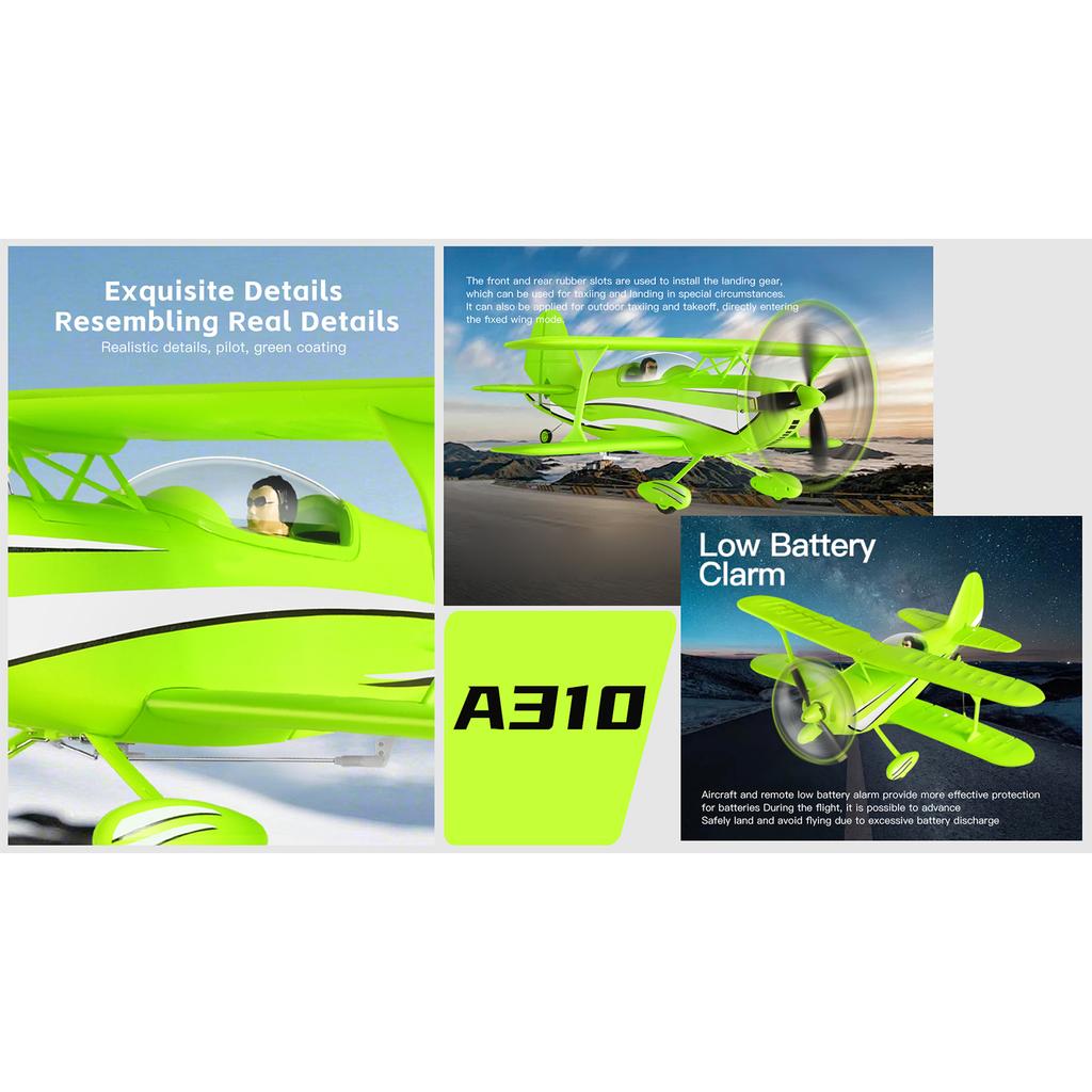 RC Airplane 4CH RC EPP Foam Fixed Wing Plane Glider 1504 Brushless Motor 6 Axis Gyro Remote Control Aircraft Model 2