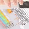 15pcs Nail Art Design Set Painting Drawing Polish 15 Decoration Brush 15 Wood Pen Tool Accessor