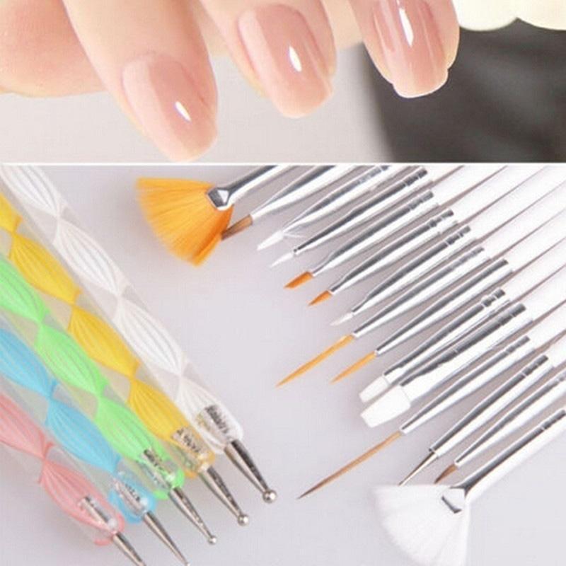 15pcs Nail Art Design Set Painting Drawing Polish 15 Decoration Brush 15 Wood Pen Tool Accessor