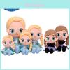 Brinquedo de Pelúcia Anna Elsa Disney Frozen Boneca Macia Recheada Para Decoração de Quarto Amiga da Pele e Colecionável