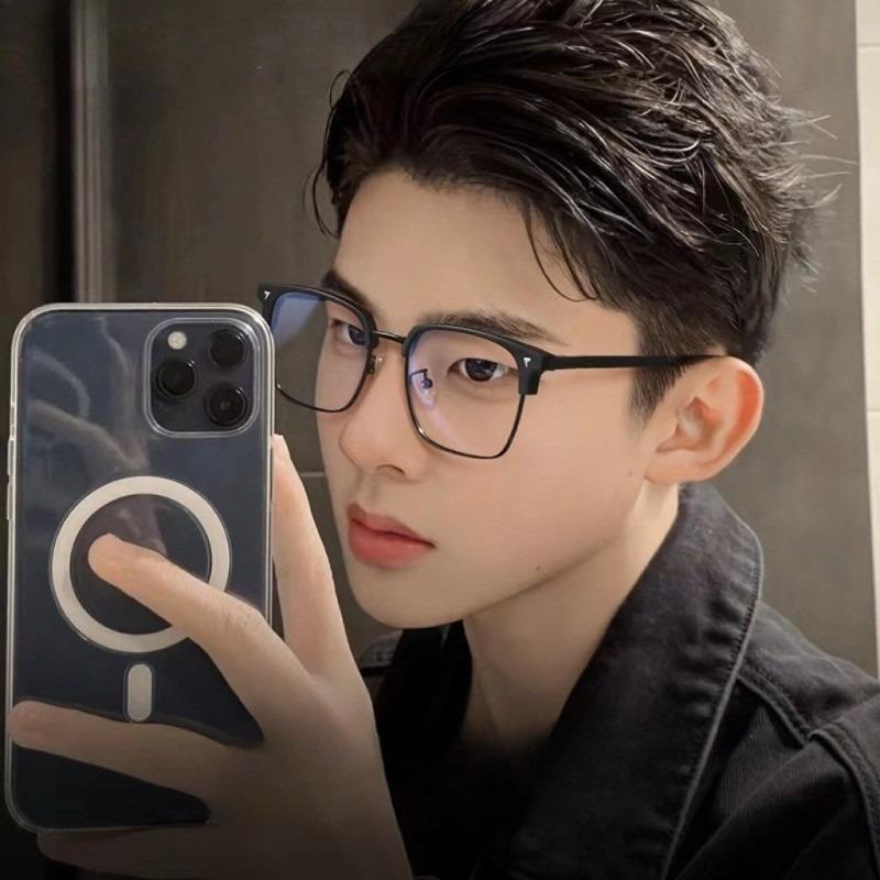 Unisex Vintage Anti Radiation Eyeglass for Women Men  Anti-blue and Anti-fatigue Glasses