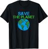 Save The Planet Shirt Protect Our Planet Environmentalist T-Shirt Print Original Design Gifts T Shirts Y2k Summer Tops