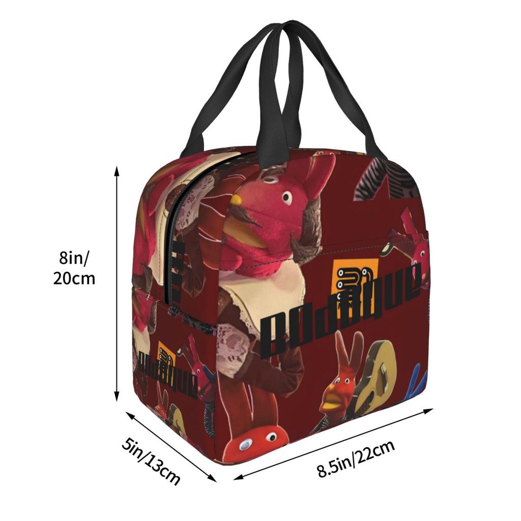 Insulated Lunch Bags 31 Minutos Comedy Merch Storage Food Box INS Trendy Cooler Thermal Lunch Box For Work