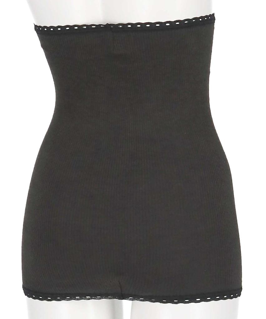 Amphi Women's Warm Belly Warmer, Thin Ribbed Material, UWF559, BL