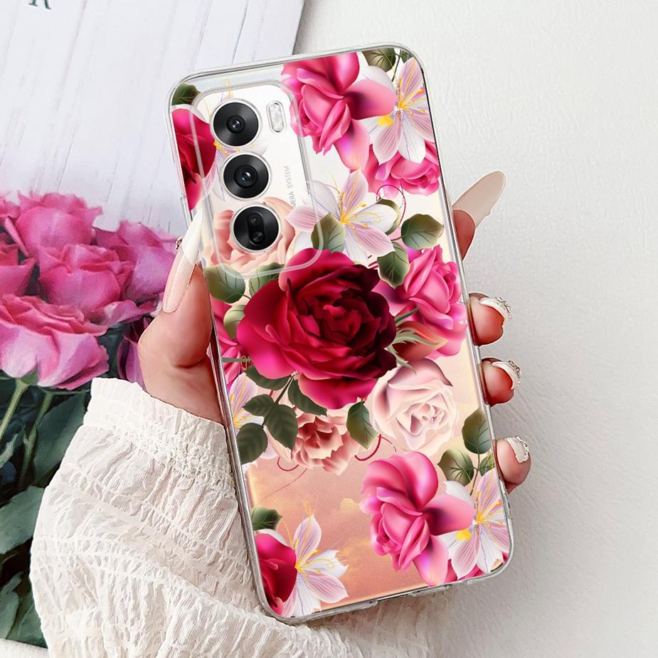 Für Oppo Reno 12 5G Hülle CPH2625 Cooles Design Mode Bemalte Abdeckung Weiche Dünne Handyhülle Für Oppo Reno 12 Pro Reno12 Fundas Coque