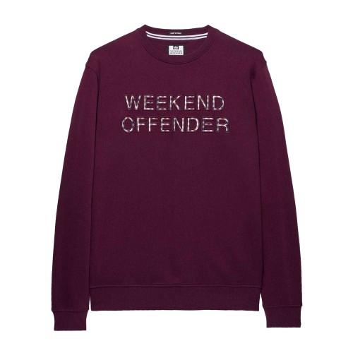 Weekend Offender Mens Warwick Crew Neck Sweatshirt