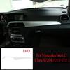 ABS Silver For Mercedes Benz C Class W204 C180 C200 2007-2013 Car Interior Decoration Trim Stickers  Car Accessories