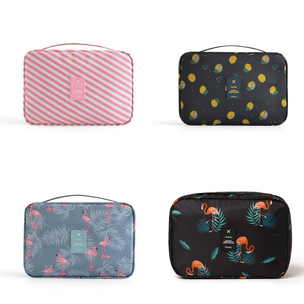Makeup Organizer Hanging Bag With Waterproof Material For Travel And Bathroom Use