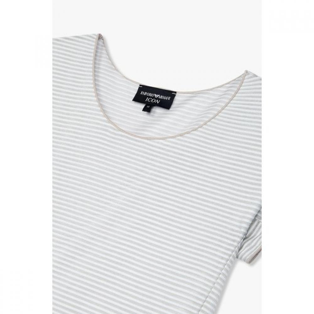 Emporio Armani Women STripe Rayon T shirT A525126512
