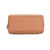 MCM Cognac Visetos Coated Canvas Boston Duffle Bag with Top Handle for Daily & Travel Use
