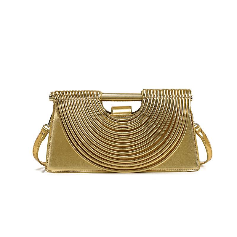 European And American Style Woven Fashion All-Match Retro Women Handbag Ladies Solid Color Portable Shoulder Messenger Bags