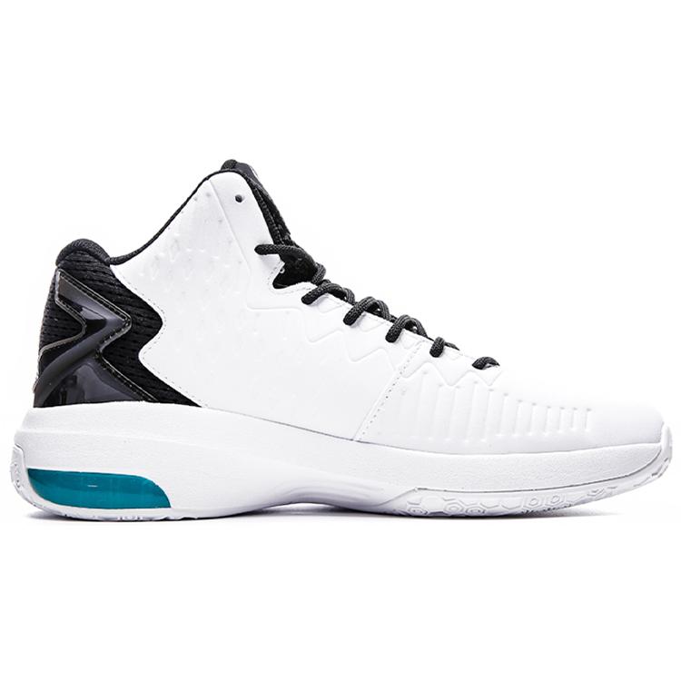 Anta KT3 KT Cushioning Slip Resistant Abrasion Resistant High Top Basketball Shoes Men's White Black 11741105-9