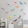 Insect Birthday Spring Theme Wall Stickers With Dragonfly Designs For Party Kids