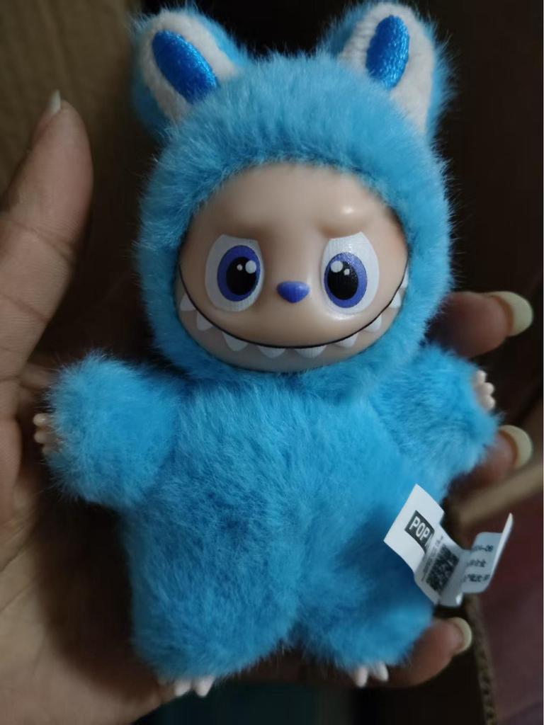In Stock: Fast Shipping Fabric Doll Keychain with Vinyl Face - Blind Box Plush Figure