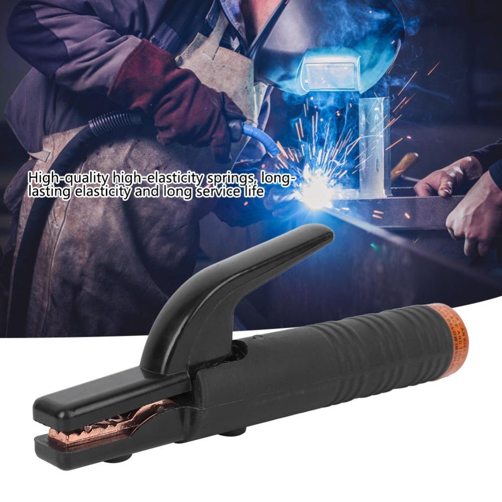 Pure Copper Welding Electrode Holder 300-500A Electrode Holder Copper Clamp Tongs Stick Welding