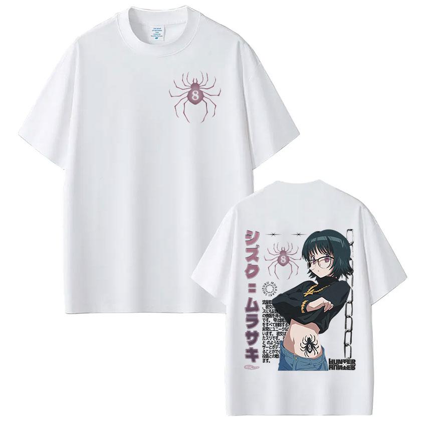 Japan Anime Hunter X Hunter T Shirt Shizuku Murasaki Manga Short Sleeve Tshirt Men Women Clothing Cotton Casual Loose Tshirts
