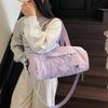 Sports Simple Messenger Bag Women's New Solid Color Fashion Casual Niche Design Shoulder Bag Travel Backpack Men
