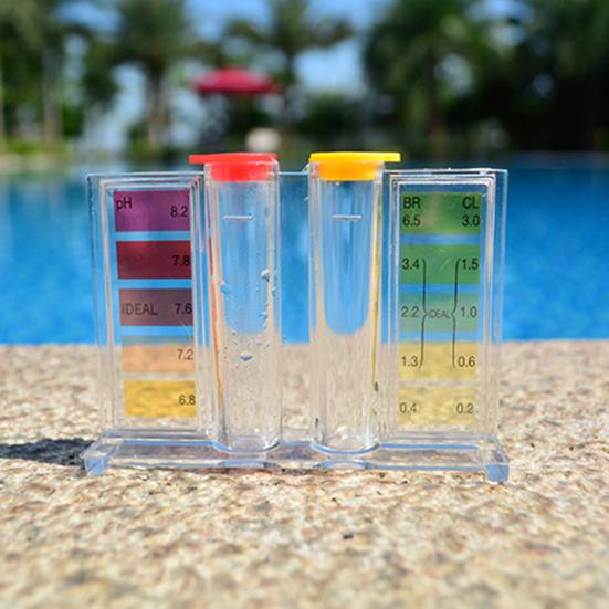 Su Kalitesi Test Kiti Yüzme Havuzu için Hassas Yüksek Saflıkta Taşınabilir Reaktif PH Klor Test Kiti