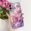 For Infinix Hot 12 Play 12i Cute Flower Butterfly Cat Painted Case For Infinix Hot12i 12Play Black Silicone Soft Phone Cases