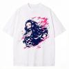 T-Shirt mit Agusha Masanosuke, dem Protagonisten des japanischen Animes, Ginza 21st Century Style Baumwoll-Oberteil