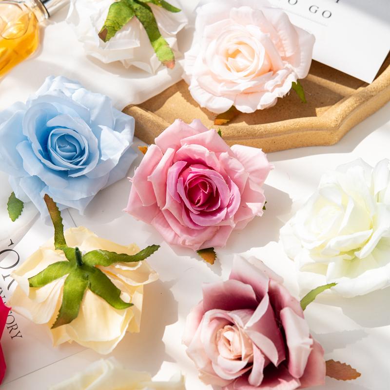 Artificial Flower Silk Rose Wedding Wreath Arch Festival Home Room  Outdoor Decor Wreath Diy Gift Candy Box  Scrapbook Onaments