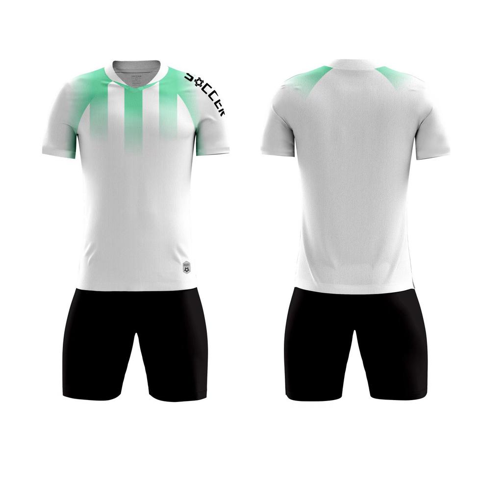 25. Football Uniform Set Men'S Competition Training Team Uniform Printed Jersey Children Adult Sports Suit Jersey Soccer Men