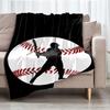 Baseball Theme Printed Blanket - Perfect for Couch, Bed, Travel & Outdoor Use | Machine Washable, Cozy & Durable.
