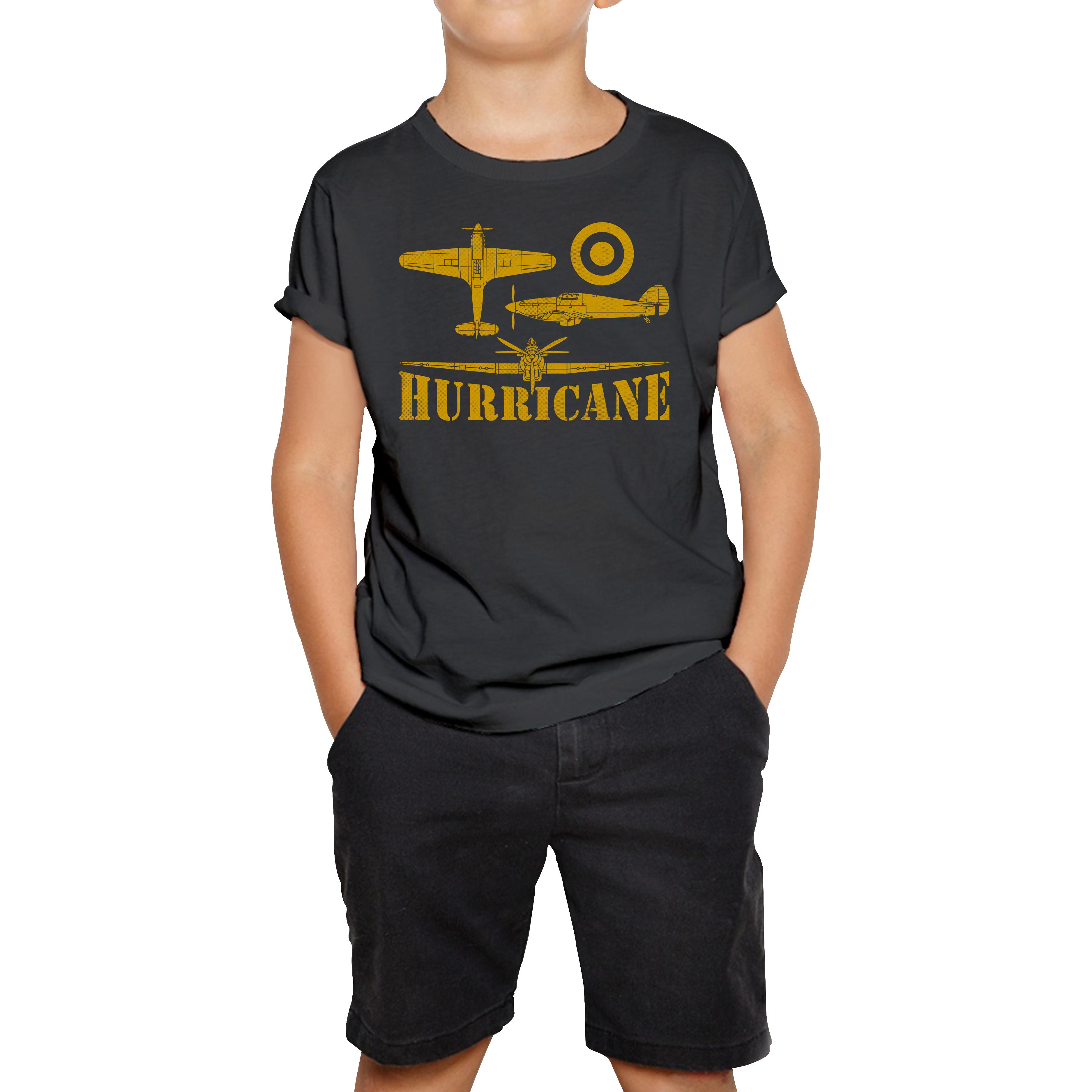 

Hawker Hurricane Fighter Aircraft Kids T Shirt 110