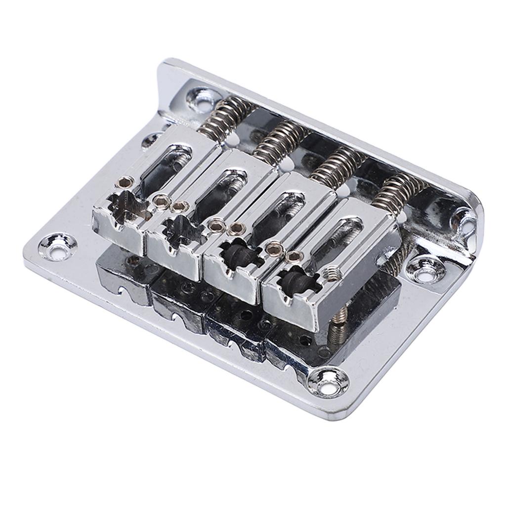 4 String Fixed Bridge Replacement Electric Guitar Bass Ukulele Stringed Instrument Accessories