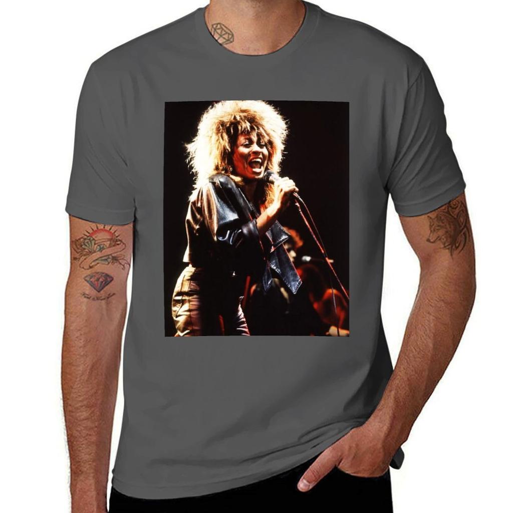 T-shirt Tina Sing Impression Stylée Manches Courtes
