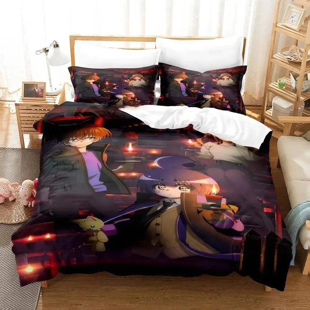Anime Dark Gathering Bedding Set Duvet Cover Bed Set Quilt Cover Pillowcase Comforter king Queen Size Boys Adult Bedding Set