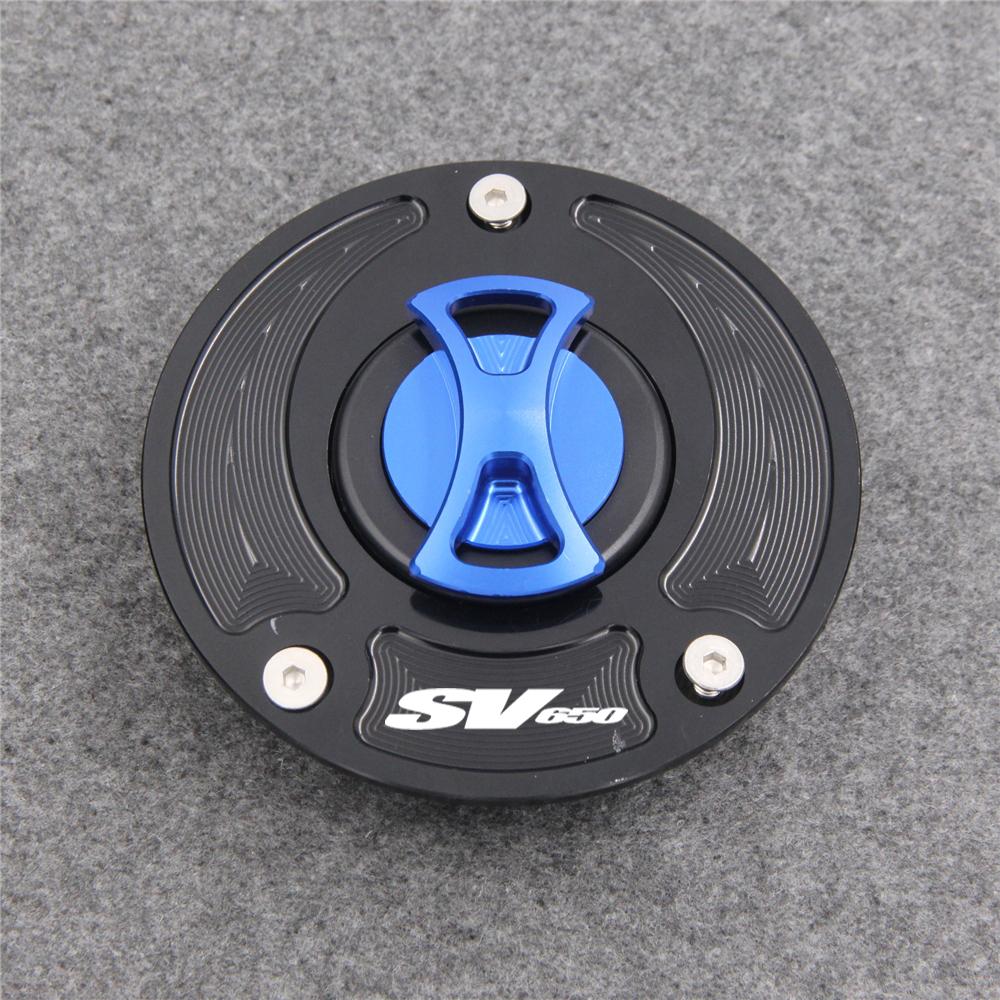 Keyless Motorcycle Fuel Gas Tank Cap Cover For SUZUKI SV 650 SV650/SV650S 2003-2013 2005 2006 2007 2008 2009 2010 2011