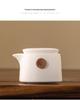Portable Ceramic Travel Tea Set: Kuaike Cup for Outdoor Use, Corporate Events, and Holiday Gifts with Custom Logo Printing.