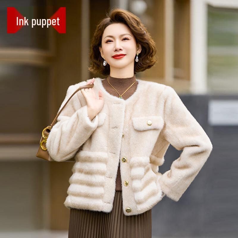 Moou Women s Winter Faux Fur Lined Short Jacket XL