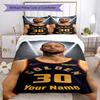 Golden State Warriors Team Customizable Name Custom Bedding Perfect for Living Rooms Wrinkle Resistant Home Decor Best for Christmas