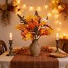 Fall Themed Artificial Flower No Maintenance Mixed Pumpkin Bouquet Halloween Decorative Flower Mixed For Commercial Window Home